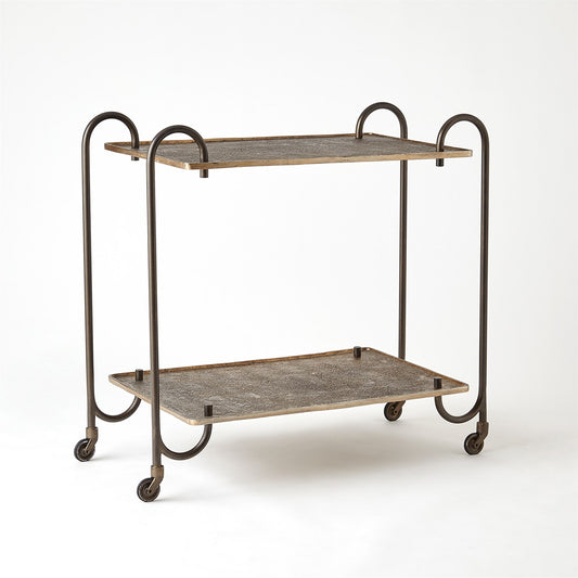Blade Bar Cart - Bronze