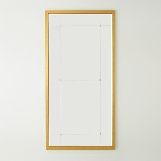 Beaumont Floor Mirror - Gold Leaf