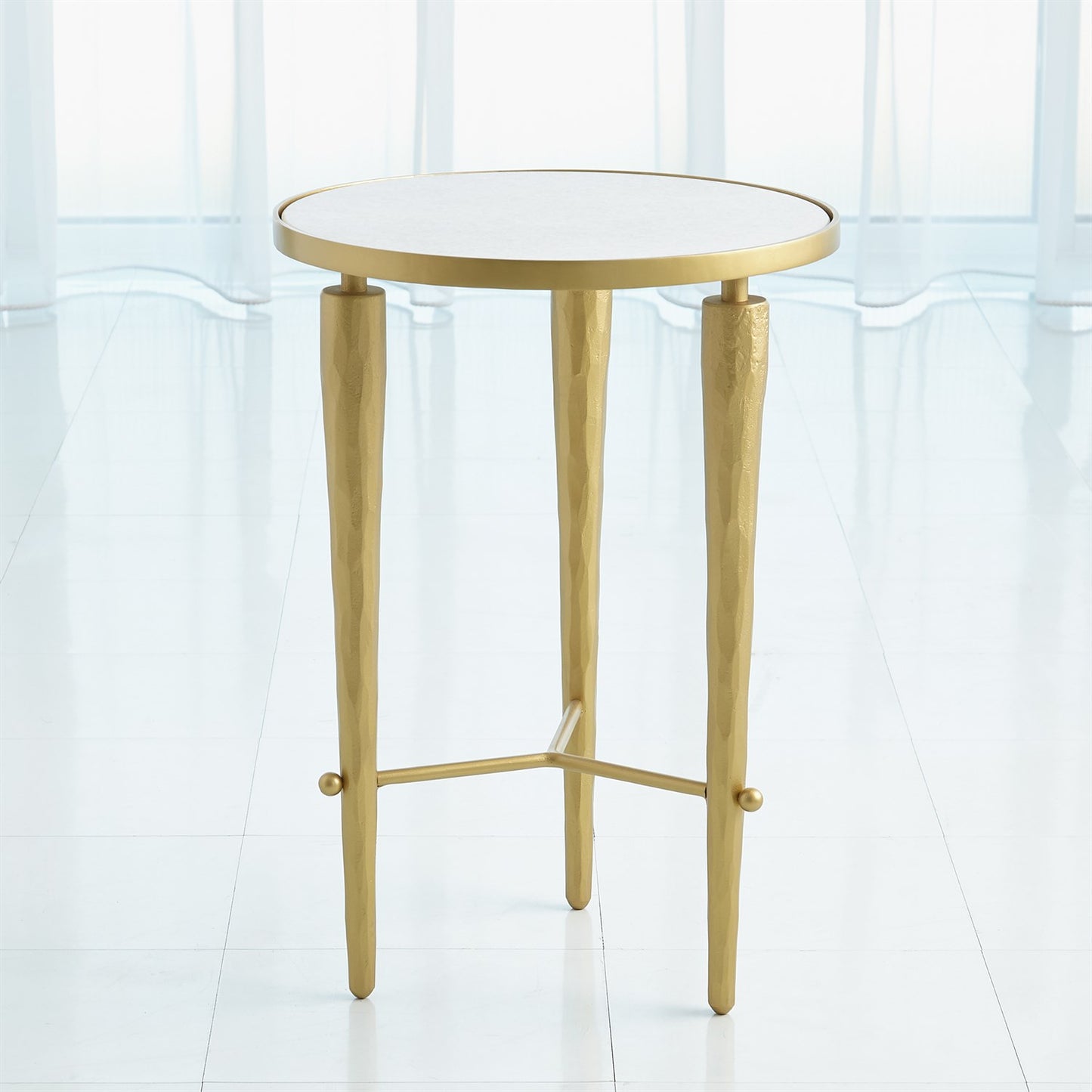 Jasper Accent Table - Brass - Grats Decor Interior Design & Build Inc.