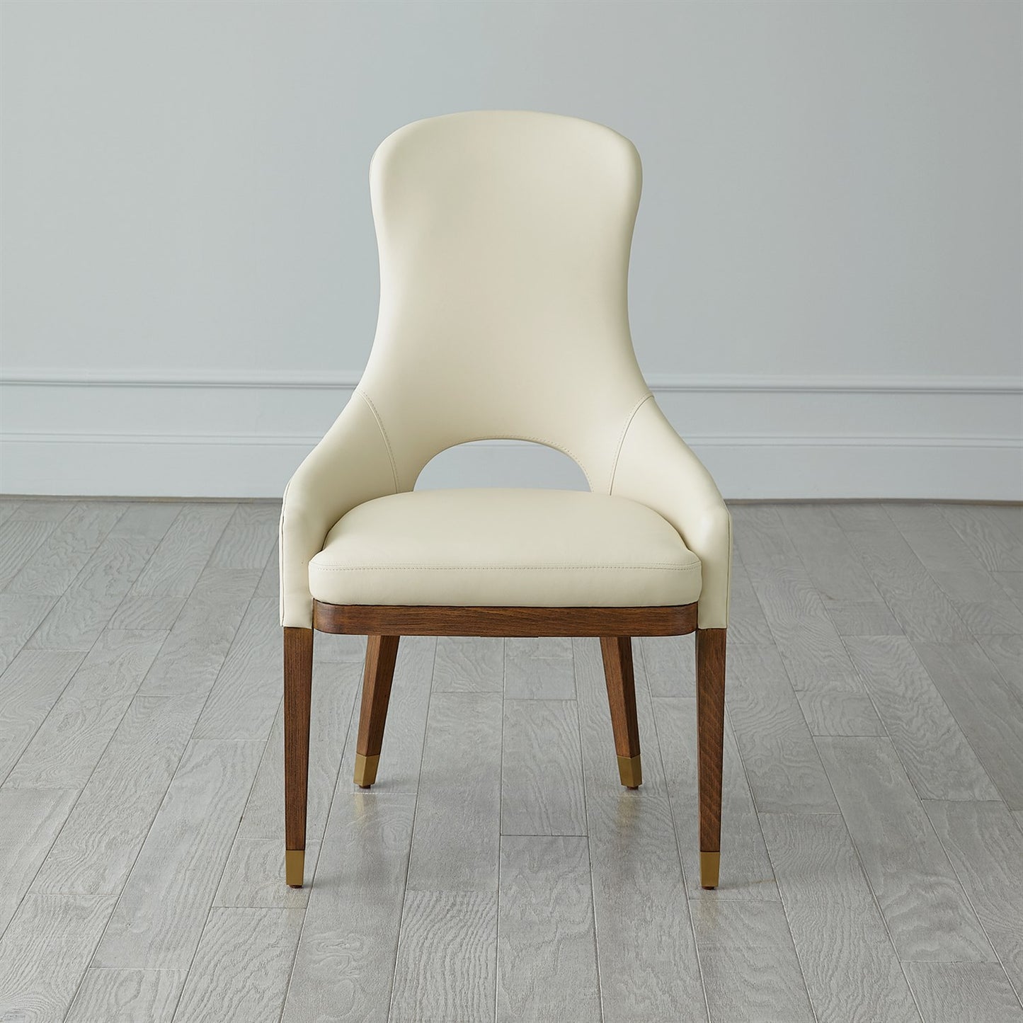 Nola Dining Chair - Ivory Leather