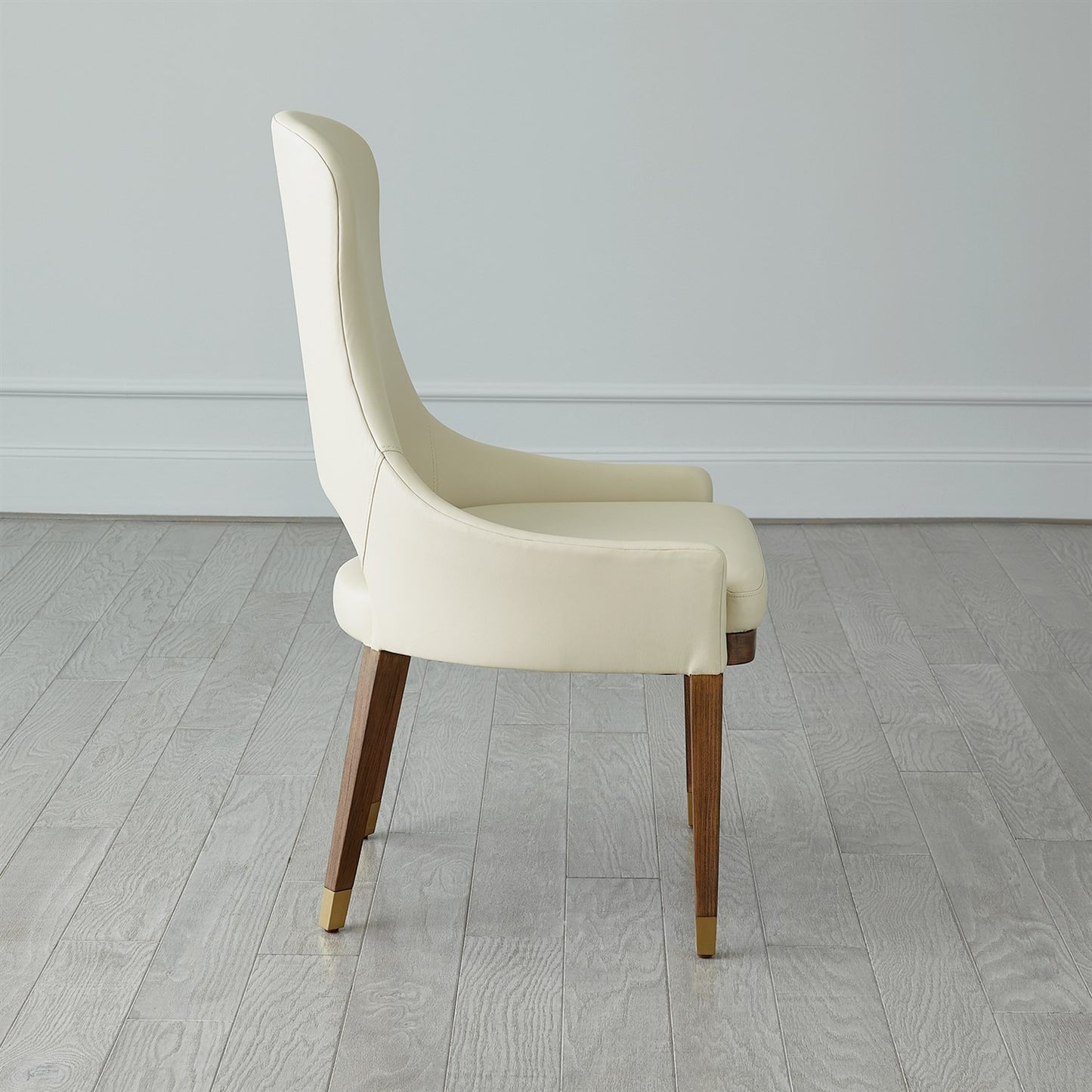 Nola Dining Chair - Ivory Leather