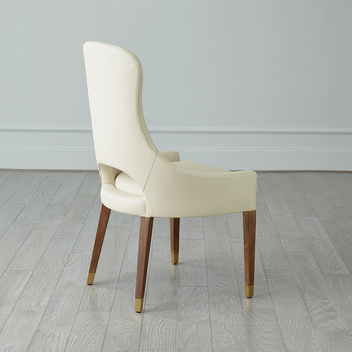 Nola Dining Chair - Ivory Leather
