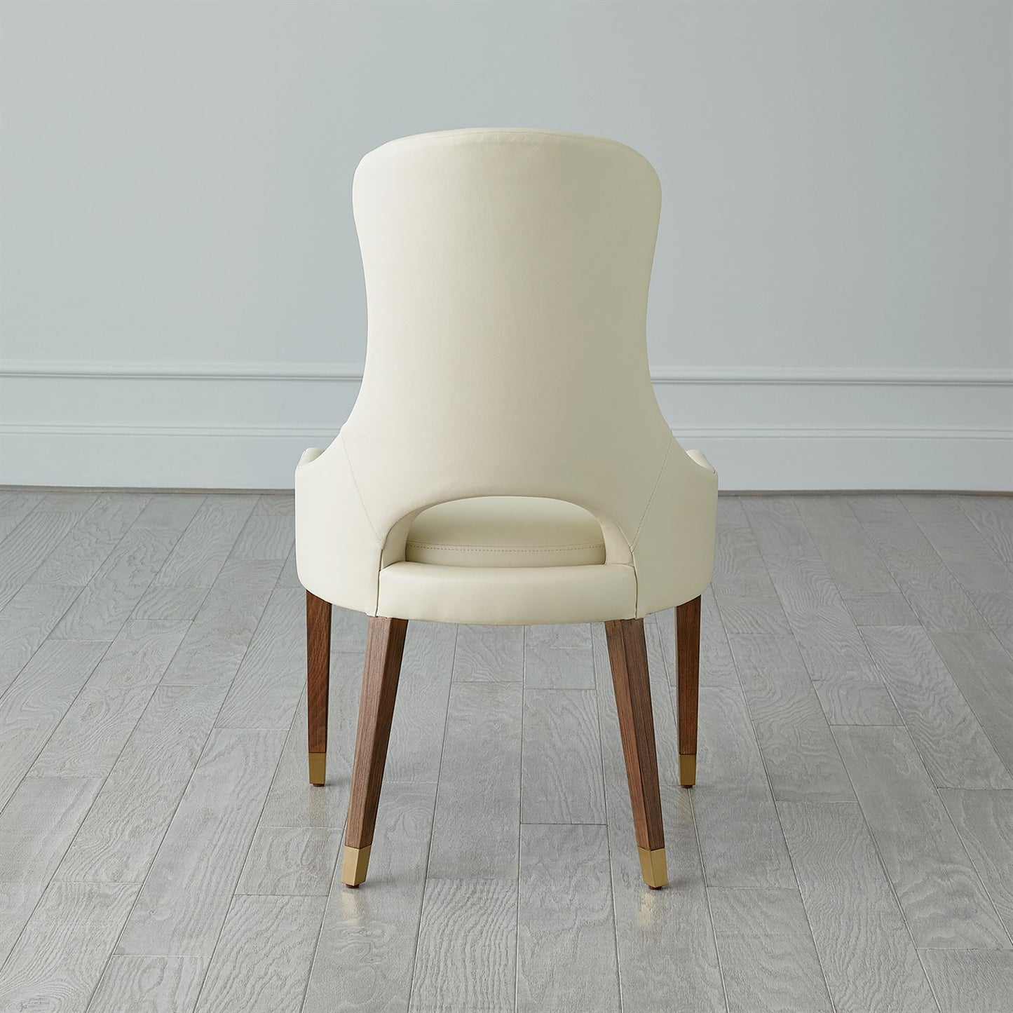 Nola Dining Chair - Ivory Leather