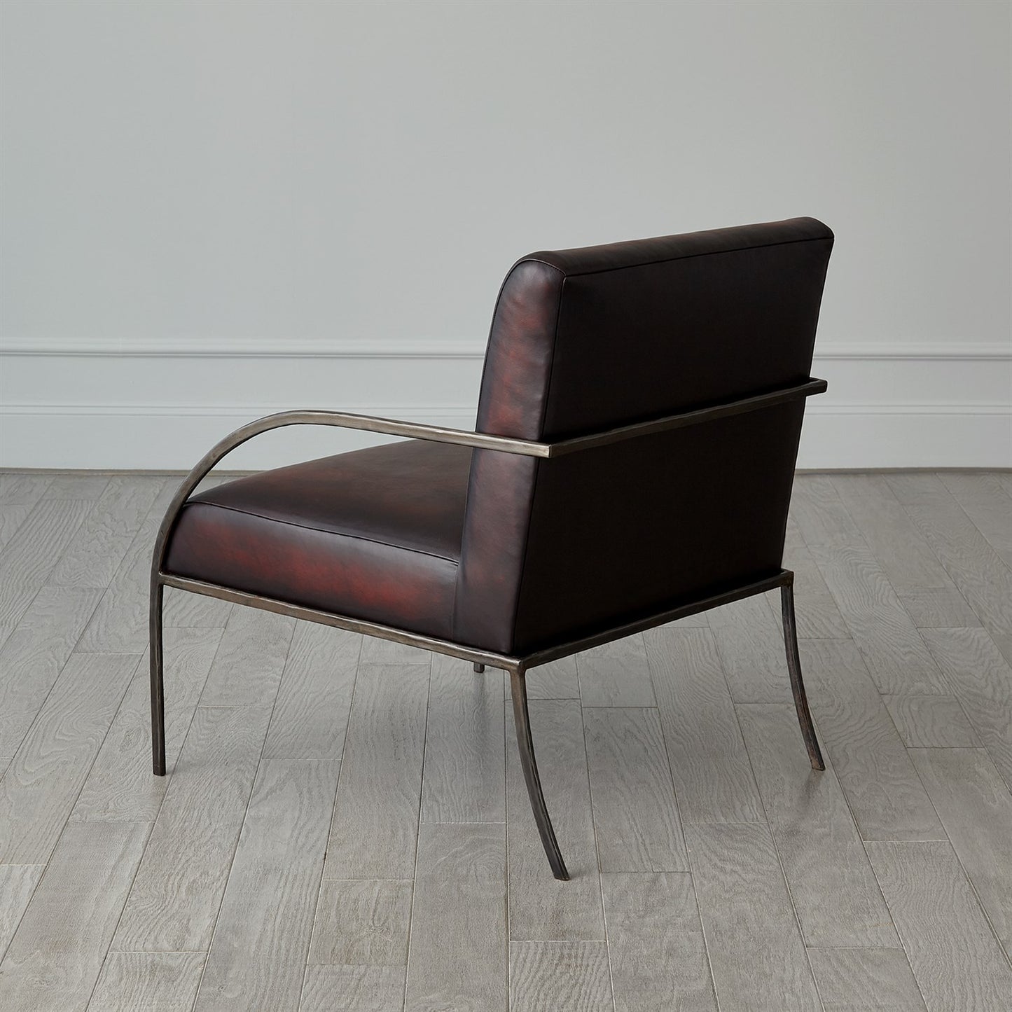 Swoop Chair - Brindisi Leather - Lava