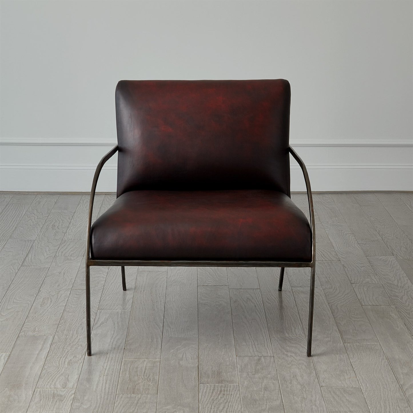 Swoop Chair - Brindisi Leather - Lava