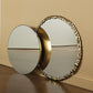 Artiste Oval Mirror - Brass