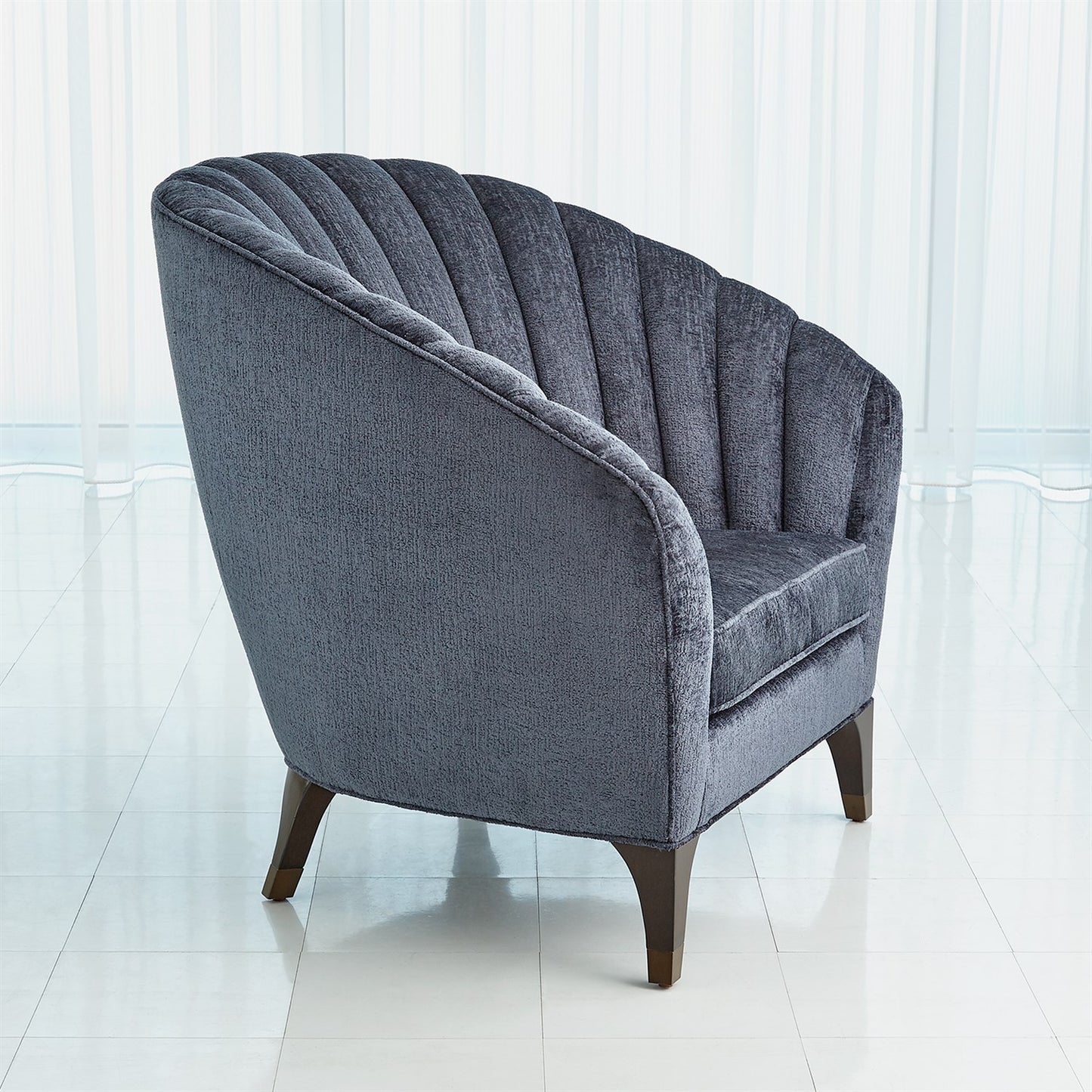 Luxe Lounge Chair - Indigo