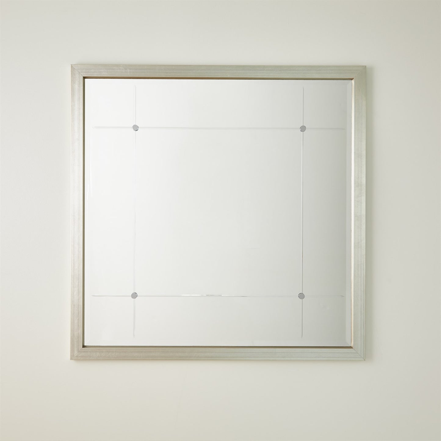 Beaumont Mirror - Silver Leaf