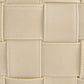 Soft Woven Leather Basket - Beige - 2 sizes