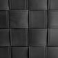 Soft Woven Leather Basket - Black - 2 sizes