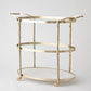 Arbor 43" x 20" Oval Bar Cart - Brass