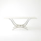 Chorda Dining Table-Nickel-Rectangle