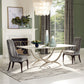 Chorda Dining Table-Nickel-Rectangle