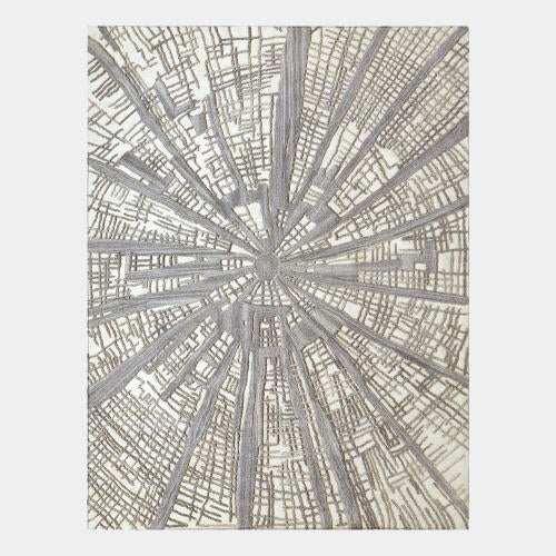 Vortex Rug - Ivory/Natural/Grey - 5 Sizes