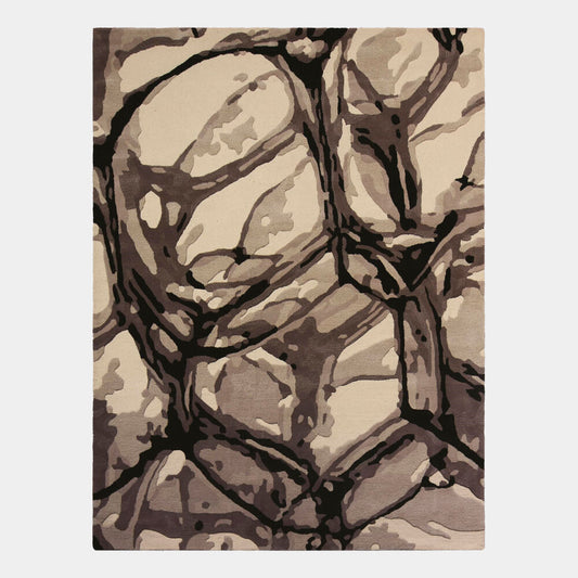 Eyes On The World Rug - Ivory/ Black - 4 sizes