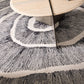 Burst Rug - Ivory/Black - 5 sizes