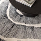 Burst Rug - Ivory/Black - 5 sizes