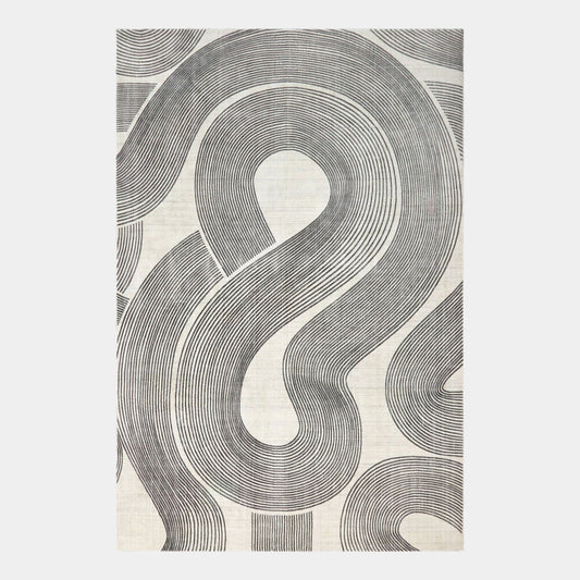 Wander Rug - Cream/Charcoal - 5 Sizes