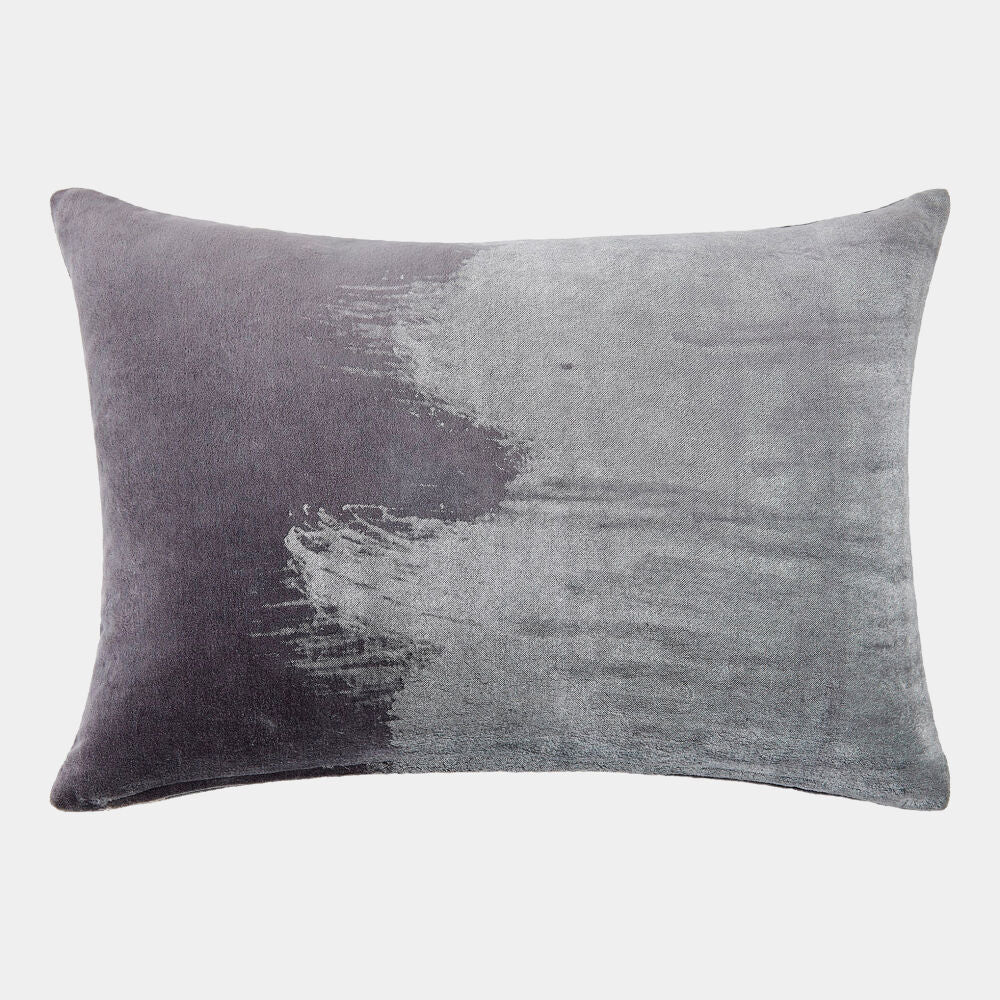 Thunder Lumbar Pillow-Silver Leaf