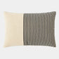 Striped Beaded Lumbar Pillow