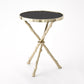Twig Table - Brass & Black Granite