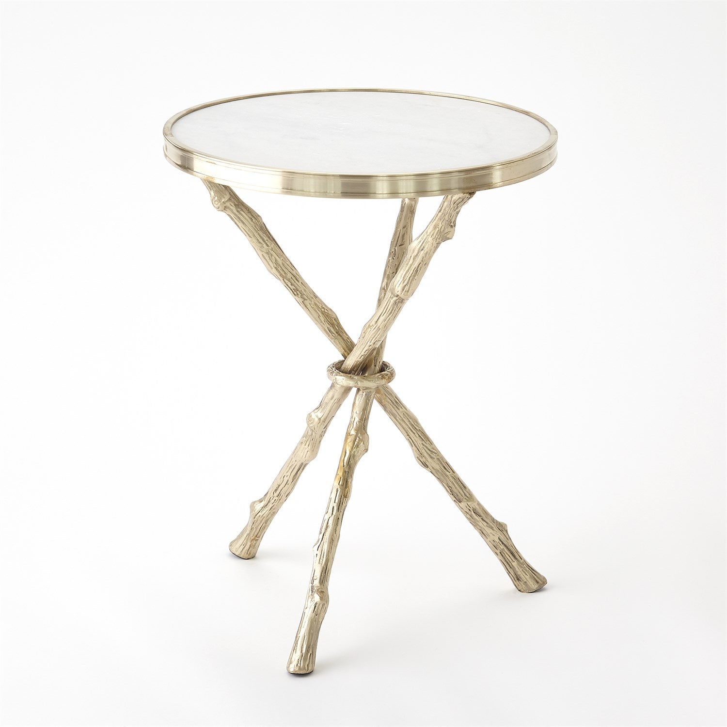 Twig Table - Brass & White Marble – Grats Decor Interior Design & Build ...