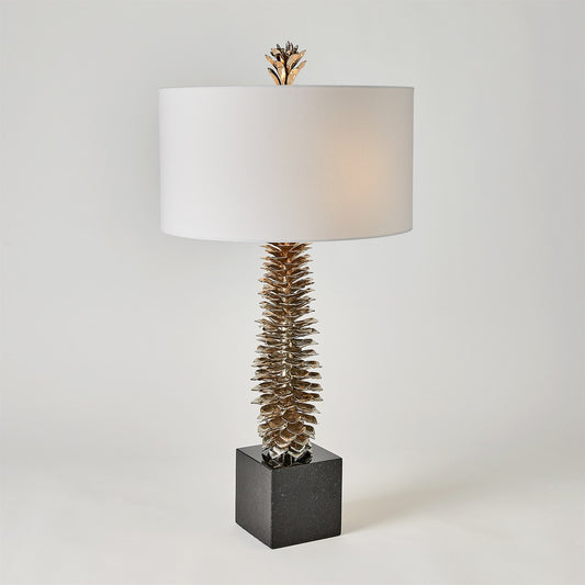 Pinecone Table Lamp - Nickel