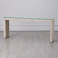 Posh Console - Parchment Suede