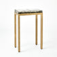 Ice Block Table - Quad - Antique Gold