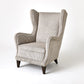 Wing Chair - Wide Wale Corduroy - Smoke