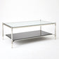 Medford Cocktail Table-Nickel