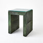 Posh Side Table - Hair-On-Hide Green