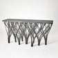 Vector Console - Natural Iron w/Black Marine Leather Marble