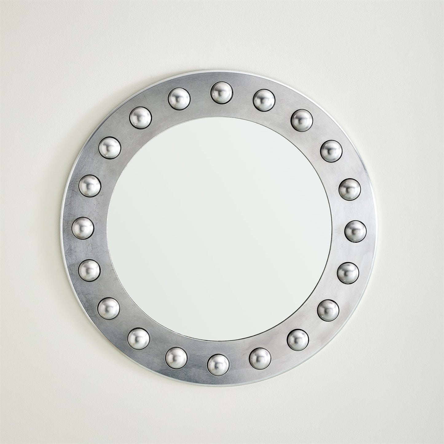 Embedded Sphere Mirror - Silver - Grats Decor Interior Design & Build Inc.
