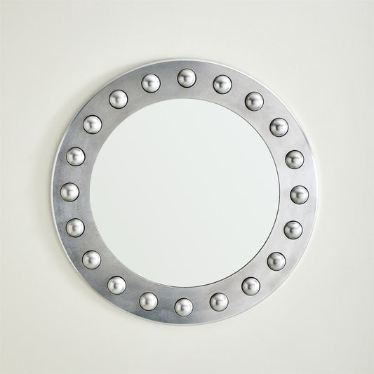 Embedded Sphere Mirror - Silver - Grats Decor Interior Design & Build Inc.