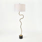 Loop Floor Lamp-Brass