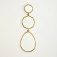 Cascade Mirror - A - Shiny Brass