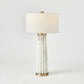 Quarry Table Lamp - White Marble