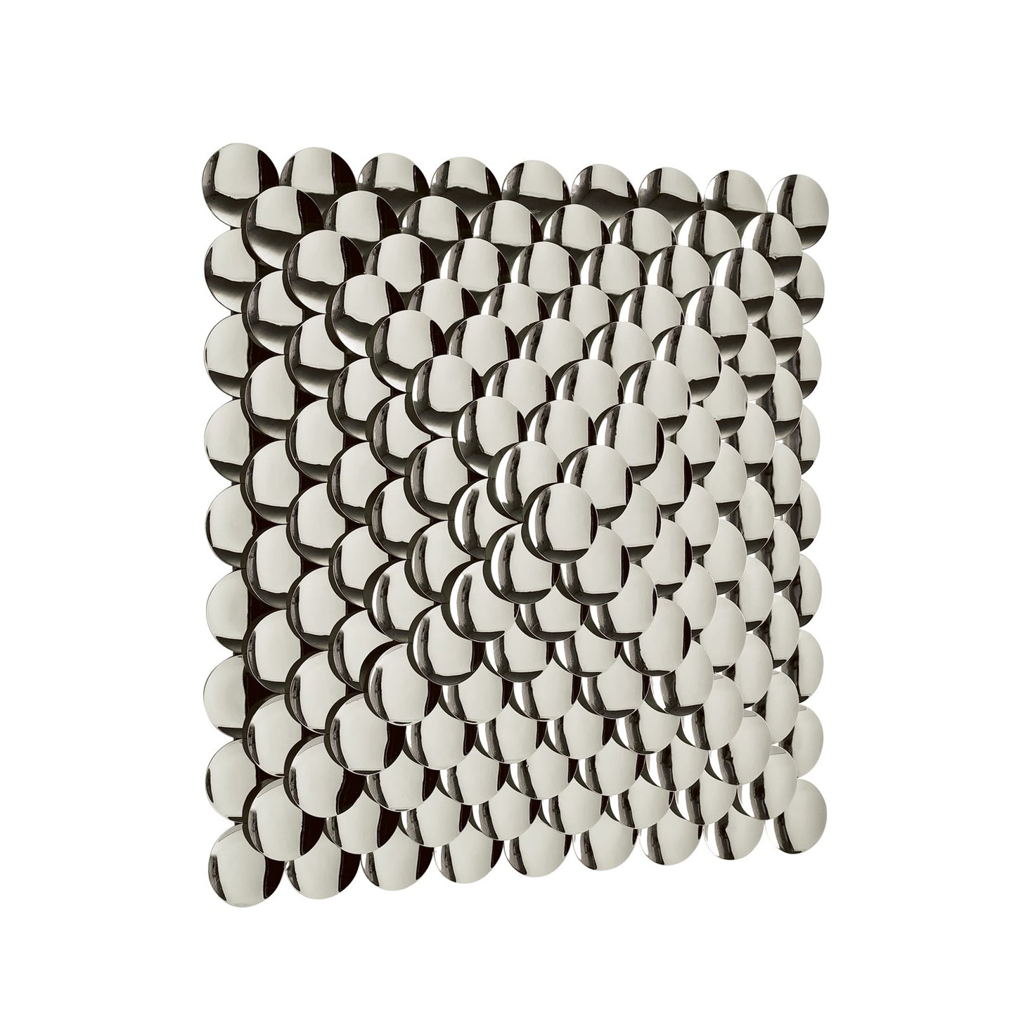 Pyramid Wall Decor - Nickel