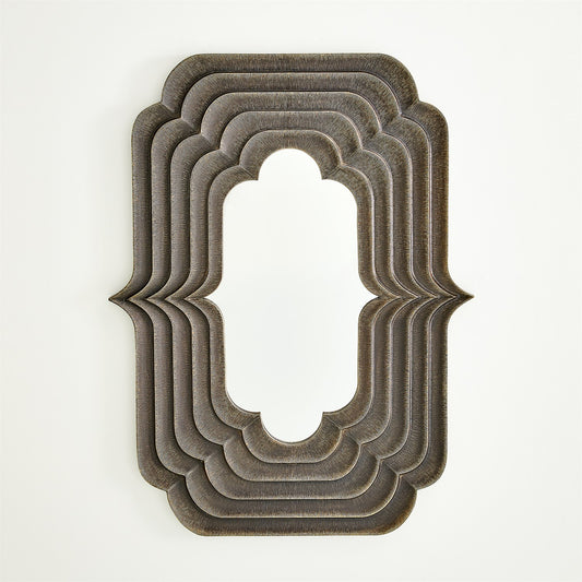 Sequential Mirror - Antique Gold - Large