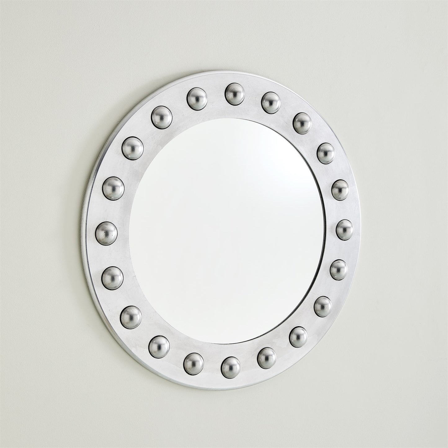Embedded Sphere Mirror - Silver - Grats Decor Interior Design & Build Inc.