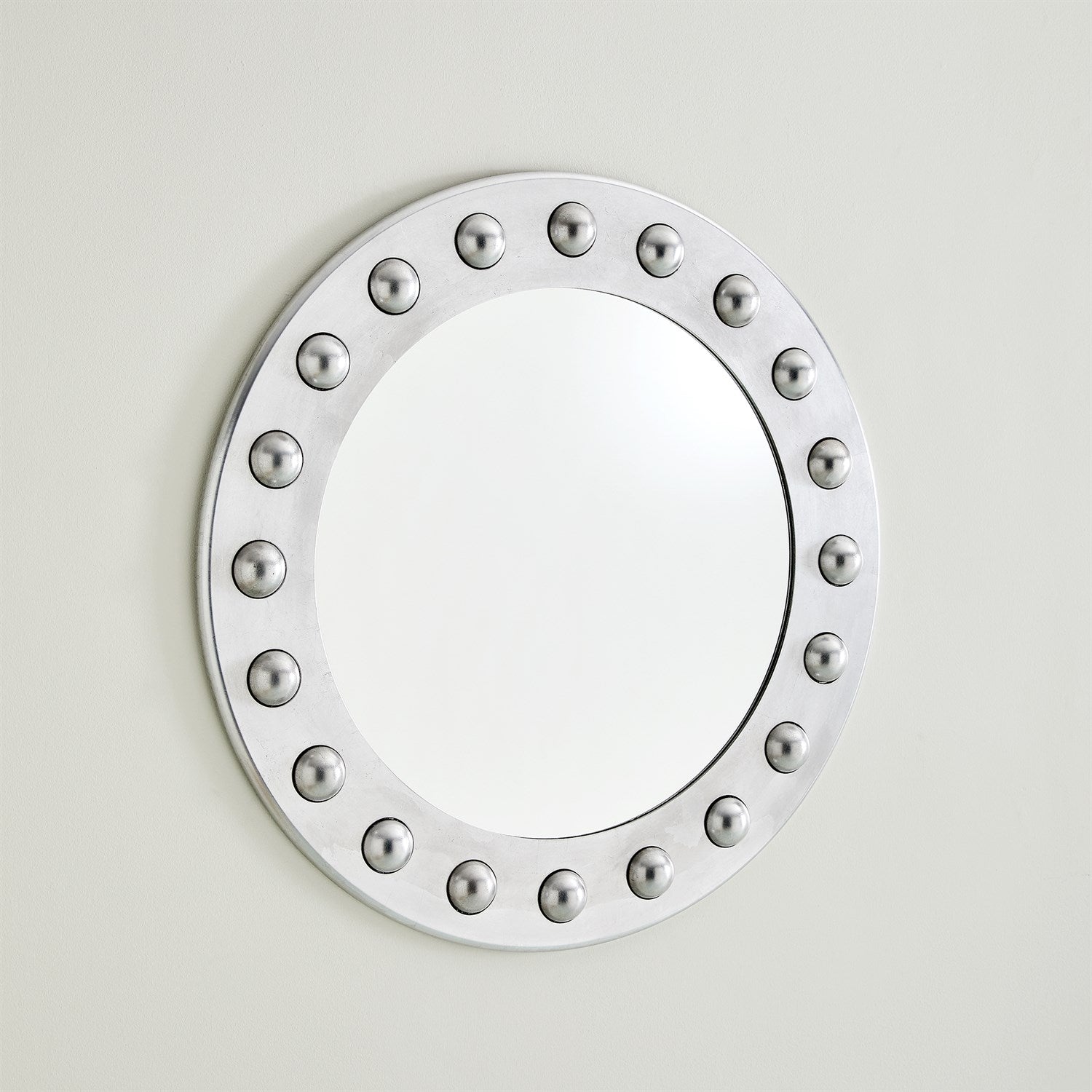 Embedded Sphere Mirror - Silver - Grats Decor Interior Design & Build Inc.