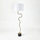 Loop Floor Lamp-Brass