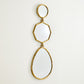 Cascade Mirror - A - Shiny Brass