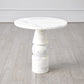 Cargo Table - Banswara White Marble