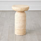 Tumble Accent Table - Travertine