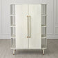 Arbor Tall Cabinet - Whitewashed Finish