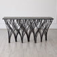 Vector Console - Natural Iron w/Black Marine Leather Marble