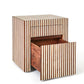Sienna Filing Cabinet - Walnut/Bone
