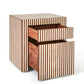 Sienna Filing Cabinet - Walnut/Bone